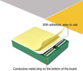 img 2 attached to Набор маленькой платы DaFuRui: 170 точек соединения, 12 штук мини-беспайковая плата с клеящейся задней стороной - идеально подходит для маленьких DIY-комплектов и проектов Arduino (6 цветов)