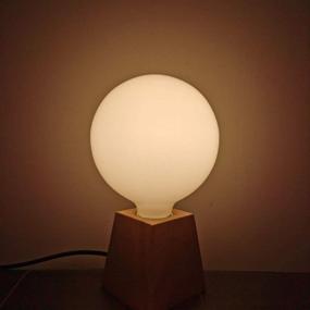 img 1 attached to 💡 Frosted Medium Vintage Non Dimmable Light Bulb by ILAMIQI: A Classic, Efficient Solution