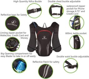 img 1 attached to NICETREES Hydration Lightweight Vest Pack Backpack: Stay Hydrated on Your Outdoor Adventures!