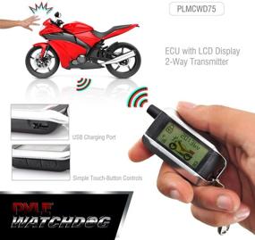 img 2 attached to 🏍️ Pyle Upgraded WatchDog Motorcycle Alarm - Enhanced Anti-Theft Security System - Auto-Rearm Remote Start ECU Transmitter - High-Power Speaker - PLMCWD75