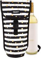 🍾 keep your wine chilled for hours with packit freezable wine bag, celebration dot logo