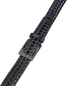 img 2 attached to 👔 Belt Lavemi Leather Braided 35 2828 2: The Ultimate Men's Accessory for Classic Belts