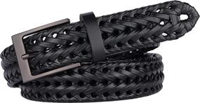 img 3 attached to 👔 Belt Lavemi Leather Braided 35 2828 2: The Ultimate Men's Accessory for Classic Belts