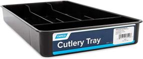img 1 attached to Camco 43509 RV Cutlery Tray - The Ultimate Economical Organizer for Flatware in RV Drawers