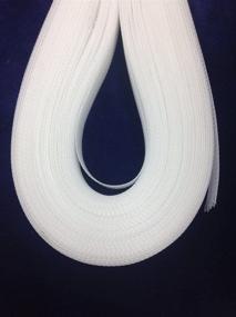 img 1 attached to 🐴 High-Quality 1-inch Wide White Horsehair Braid in 45 Yard Rolls - Optimal Trimming for Precision and Durability