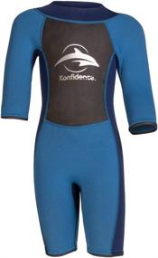 img 4 attached to Stay Comfy and Protected: Konfidence Shorty Children's Wetsuit