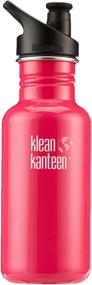 img 2 attached to 🌻 Klean Kanteen Stainless Steel Bottle with 3.0 Sport Cap - Golden Poppy Color, 18-Ounce Capacity: A Durable and Eco-Friendly Solution for Hydration