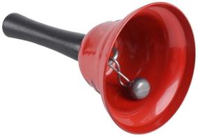 img 3 attached to Red Hand Bell with Handle - Funny Ring Bell - Great Gifts for Men and Women