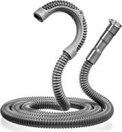 efficient universal washer drain hose - 14 ft flexible 🚰 & corrugated replacement - reinforced with clamp for easy installation (x-long) логотип