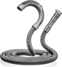 img 4 attached to Efficient Universal Washer Drain Hose - 14 Ft Flexible 🚰 & Corrugated Replacement - Reinforced with Clamp for Easy Installation (X-Long)