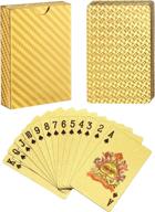 🃏 premium gold waterproof poker cards – eay deck of cards for party and game логотип