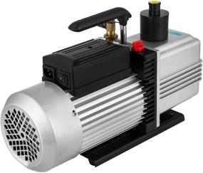 img 1 attached to LOVSHARE 12CFM 1HP Vacuum Pump | 110V | 2 Meter Valve | 2 Stage | 0.3PA Ultimate | Air Conditioning & Refrigerant Vacuum Pump