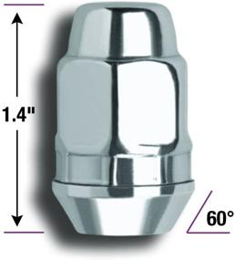 img 1 attached to 🦍 Gorilla Automotive 91187SS Stainless Steel Lifetime Lug Nuts – 1/2" Thread Size – Pack of 4: High-Quality and Durable Lug Nut Set for Long-Lasting Performance