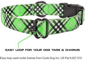 img 2 attached to 🐶 Max and Neo Plaid Pattern NEO Dog Collar - Every Purchase Helps Rescue a Dog in Need