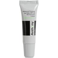 revitalize and safeguard your lips with anthony mint & white tea advanced formula lip balm spf 25 logo