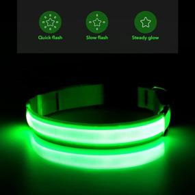 img 3 attached to 🐶 Illumifun LED Dog Collar: USB Rechargeable Light Up Safety Collar for Small, Medium & Large Dogs