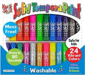 img 2 attached to 🖌️ The Pencil Grip Kwik Stix Tempera Paint: Classic Assorted Set of 24