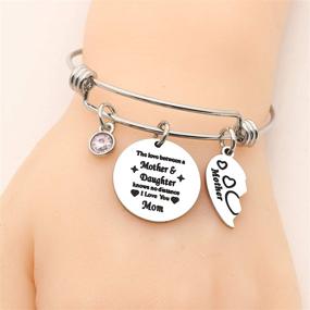 img 2 attached to Mother Daughter Adjustable Bracelet Jewelry