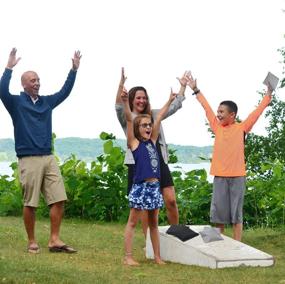 img 3 attached to 🌽 Premium Cornhole Bags: Corn Filled, Pro Regulation Size, Double Stitched Duckcloth with Tote Bag - Ideal for Toss Games and TOYSHARING Cornhole