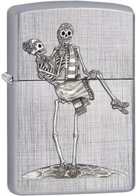 img 1 attached to Zippo Custom Lighter Skeleton Couple