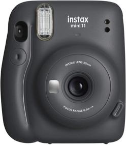 img 3 attached to Камера мгновенной печати Fujifilm Instax Mini 11 темно-серого цвета с мгновенной пленкой Twin Pak