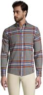 👕 lands end traditional flagship flannel: stylish men's clothing and shirts for ultimate comfort logo