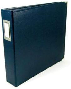 img 1 attached to 📔 We R Memory Keepers Classic Album & Sleeve- 12x12 Ring-Navy, 12 Inch x 12 Inch