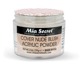 img 1 attached to 🌸 Discover the Perfect Blend: Mia Secret - Cover Nude Blush Acrylic Powder 2oz