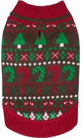 img 2 attached to 🎅 Stay Festive with Blueberry Pet Ugly Christmas Santa Claus Holiday Shawl Collar Dog Sweater - Perfect for Pet Lovers to Match!