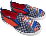 nintendo super mario brothers mario & luigi boys shoes: easy slip-on, little kid/big kid, size 10 to 3 - shop now! logo