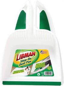 img 1 attached to Enhanced Libman 1150 Step-On Dust Pan with Innovative Molded Cleaning Teeth