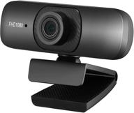 📷 pollini 1080p webcam with built-in microphone- hd web camera for desktop laptop- usb plug and play- 110-degree wide angle computer webcam, privacy cover- streaming webcam for mac and pc (black) logo