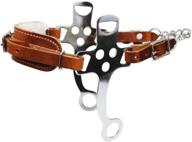 western english leather fleece padded bitless hackamore tack for horses - product #35153 logo