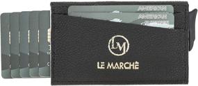 img 1 attached to Optimizing SEO: Minimalist Leather Automatic Men's Wallets in Wallets, Card Cases & Money Organizers