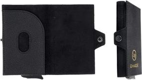 img 4 attached to Optimizing SEO: Minimalist Leather Automatic Men's Wallets in Wallets, Card Cases & Money Organizers