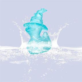 img 3 attached to ELEGOO 3D принтерная смола: Водный моющийся, 405 нм быстрого УФ-отверждения, высокая точность, низкий запах, прозрачно-синий, 500 г.