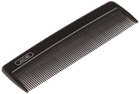 img 4 attached to 💇 GOODY Ace Classic Bobby Pocket and Purse Hair Comb - 5 Inch, Black - Ideal for All Hair Types - Fine Teeth for Thin to Medium Hair