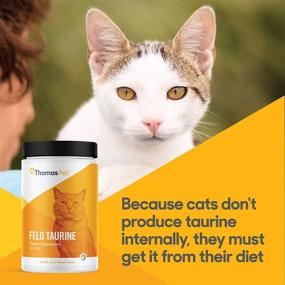 img 1 attached to 🐱 Thomas Pet Felo Taurine: Support Your Cat's Heart, Vision, Digestion, and Immune Health with our Taurine Supplement - 16 oz (454 g) Powder