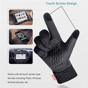 img 2 attached to Anqier Windproof Touchscreen Cycling Activities Men's Accessories