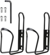 🚲 yuesuo water bottle cages: durable & lightweight aluminum holder brackets (2 pack) logo