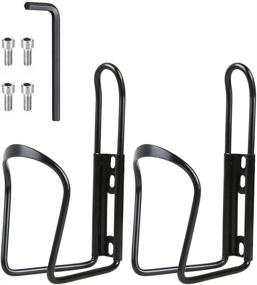 img 2 attached to 🚲 YUESUO Water Bottle Cages: Durable & Lightweight Aluminum Holder Brackets (2 Pack)