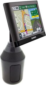 img 1 attached to Низкопрофильный держатель для чашек AccessoryBasics для Garmin Nuvi Drive DriveSmart 42 52LM 54 55LMT 56 57 58 60 61 2577LT 2597LMT 2558LMTHD 2598LMTHD GPS