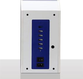 img 1 attached to 🕹️ New Wave Toys RepliTronics Arcade Change Machine: Retro USB Charging Station for Multiple Devices, Blue & White