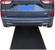 🛢️36-дюймовый абсорбирующий, прочный и водонепроницаемый нефтяной коврик aibob для защиты гаражного пола - повторно используемый и черный. логотип