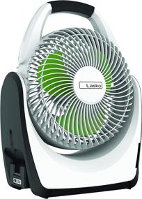 img 4 attached to 🌬️ Lasko RB200 Rechargeable Battery Powered Indoor/Outdoor Fan, 17.24" Height, White