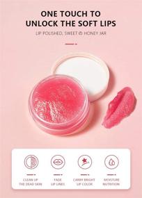 img 3 attached to 🍑 Peach Lip Scrub: Exfoliator, Moisturizer & Gentle Treatment for Dry Lips – Samnyte