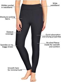 img 3 attached to 🔥 Cuddl Duds ClimateRight Women's Thermal Guard Long Underwear Legging: Ultimate Heat Retention and Comfort