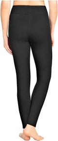 img 2 attached to 🔥 Cuddl Duds ClimateRight Women's Thermal Guard Long Underwear Legging: Ultimate Heat Retention and Comfort