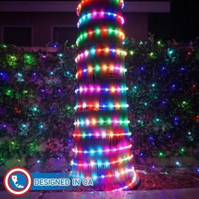 img 3 attached to 🎉 50ft Russell Decor LED Rope Lights Lamps Outdoor Decorative Lights - RGB Color Changing String Strip Fairy Lights - Waterproof Flexible Party Wedding Christmas Decoration