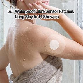 img 1 attached to 🩹 40-Pack Freestyle Libre Sensor Covers: Latex-Free CGM Adhesive Patches for Libre 2 with Precut Tape, Waterproof & Long-Lasting Stickiness, No Glue on Center